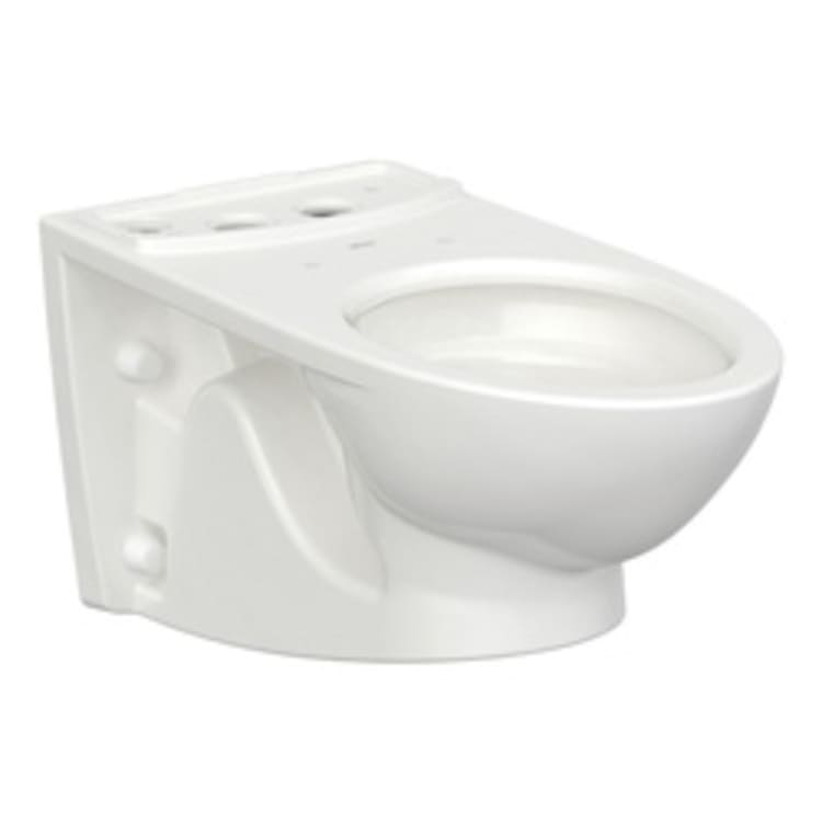 American Standard 3447101.020 Glenwall® VorMax® Toilet Bowl, White, Elongated Shape, 16-1/2 in H Rim, 2-1/16 in Trapway