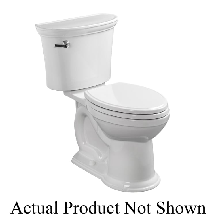 American Standard 3870A.101.020 Heritage® VorMax™ Right Height™ Toilet Bowl, Elongated, 16-1/2 in H Rim, 2-1/16 in Trapway, Import