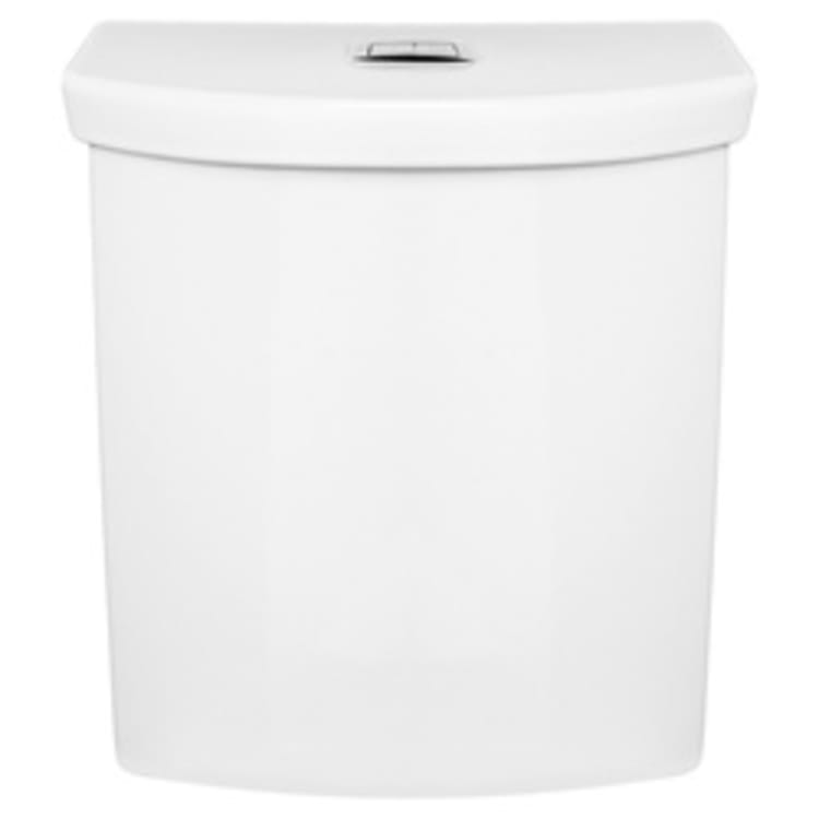 American Standard 4133A218.020 Dual-Flush Toilet Tank, H2Option®, 0.92/1.28 gpf, Top Pushbutton Flush Handle, 2 in Flush, White, Import