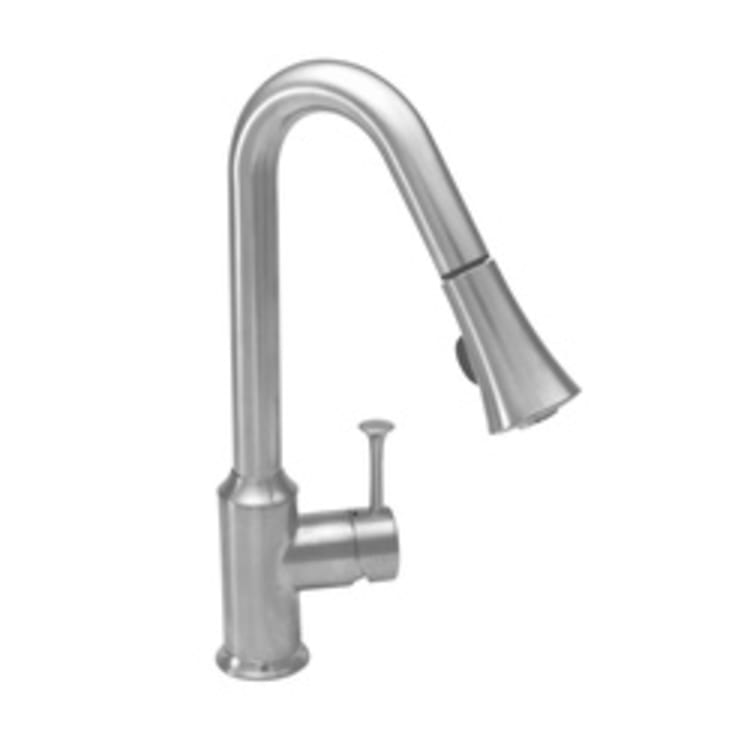 American Standard 4332.300.075 Pekoe™ Kitchen Faucet, 2.2 gpm, 1 Faucet Hole, 1 Handle, Stainless Steel, Import