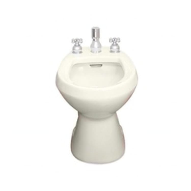 American Standard 5023.100.222 Cadet® Bidet Toilet With (2) Bolt Caps, Elongated Bowl, 14-7/8 in H Rim, Linen, Import