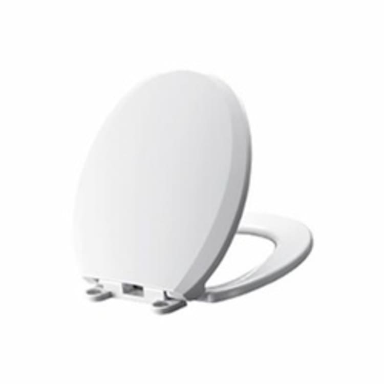 American Standard 5259B65BL.020 Mainstream® Transitional Toilet Seat, Round Bowl, Plastic, Slow Close Hinge, White, Import