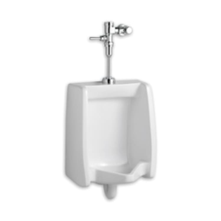 American Standard 6501.511.020 Washbrook™ Washout Urinal, Elongated, 0.125/1 gpf, Top Spud, Wall Mount, White, Domestic