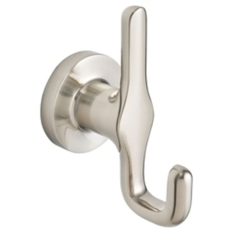 American Standard 7105210.295 Studio® S Double Robe Hook, 4-1/16 in OAH x 2 in OAW x 2-15/16 in OAD, Metal, Import