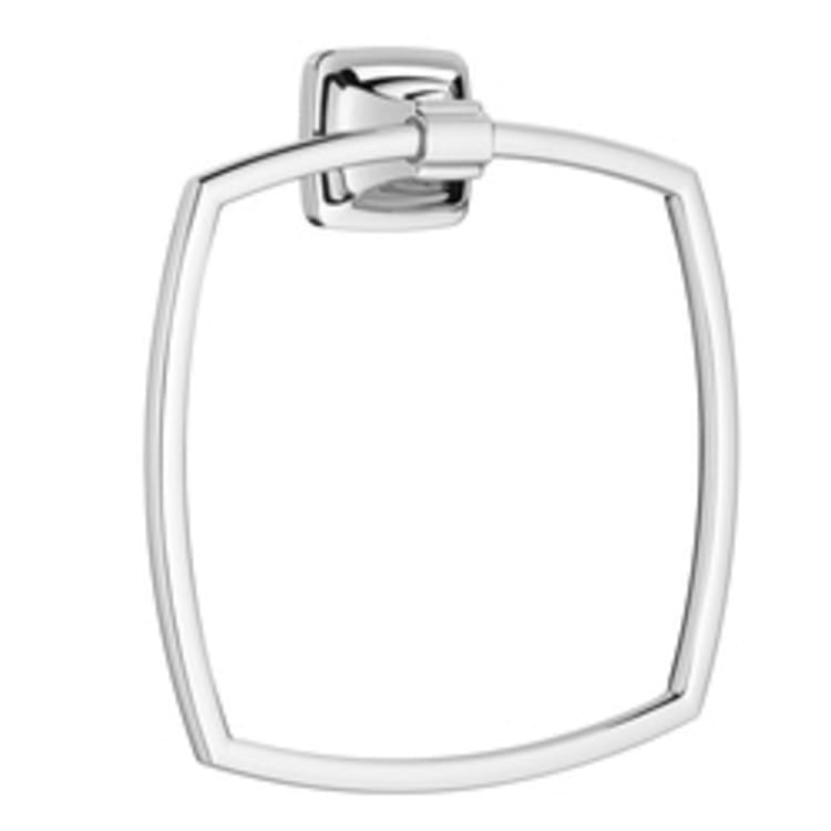 American Standard 7353190.002 Townsend® Bath Towel Ring, 6-7/8 in Dia Ring, 1-3/4 in OAD x 8-1/8 in OAH, Metal, Import