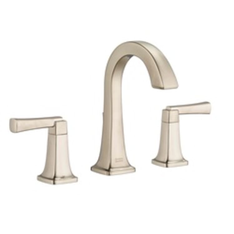 American Standard 7353.801.295 Townsend® Widespread Lavatory Faucet, 1.2 gpm, 5-3/8 in H Spout, 8 in Center, Satin Nickel, 2 Handles, Speed Connect® Pop-Up Drain, Import