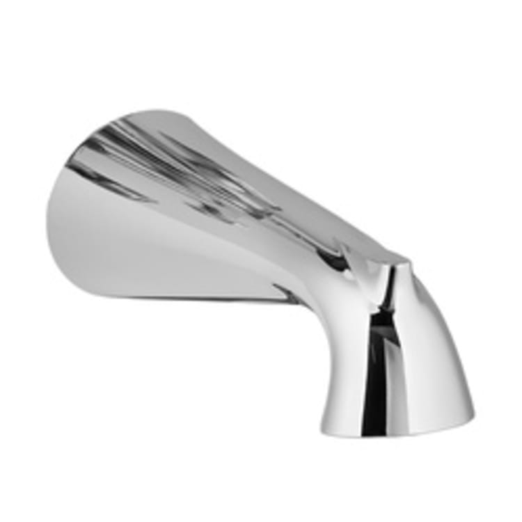 American Standard 8888099.002 Fluent® Non-Diverter Tub Spout, For Use With 1/2 in C Pipe, Shower and Tub, 1/2 in IPS, Metal, Polished Chrome, Import