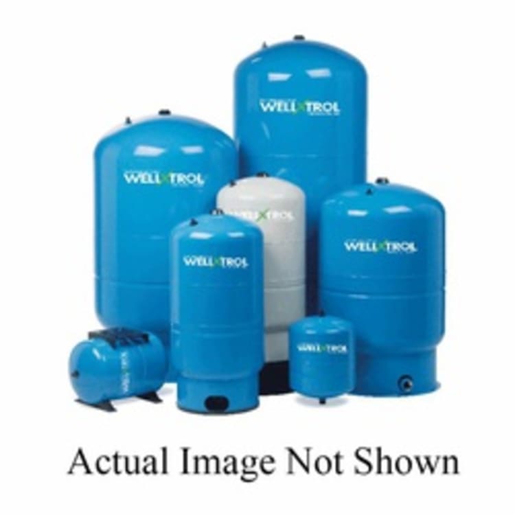 Amtrol® WELL-X-TROL® Professional WX-255 WX-200 Diaphragm Well Tank With Vertical Stand, 81 gal, 1-1/4 in MNPT Discharge Outlet, 22 in OAD, Antimicrobial Liner, 150 psig, Domestic