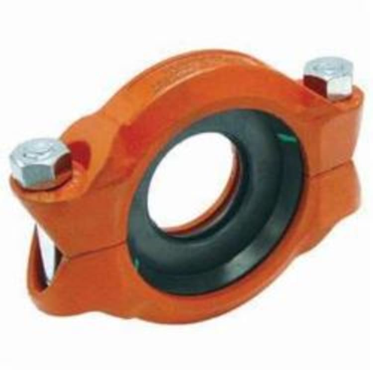 Gruvlok® 0390009447 FIG 7010 Pipe Reducing Coupling With Grade "E" EPDM Gasket, 4 x 3 in Nominal, Grooved End Style, Ductile Iron, Painted, Domestic