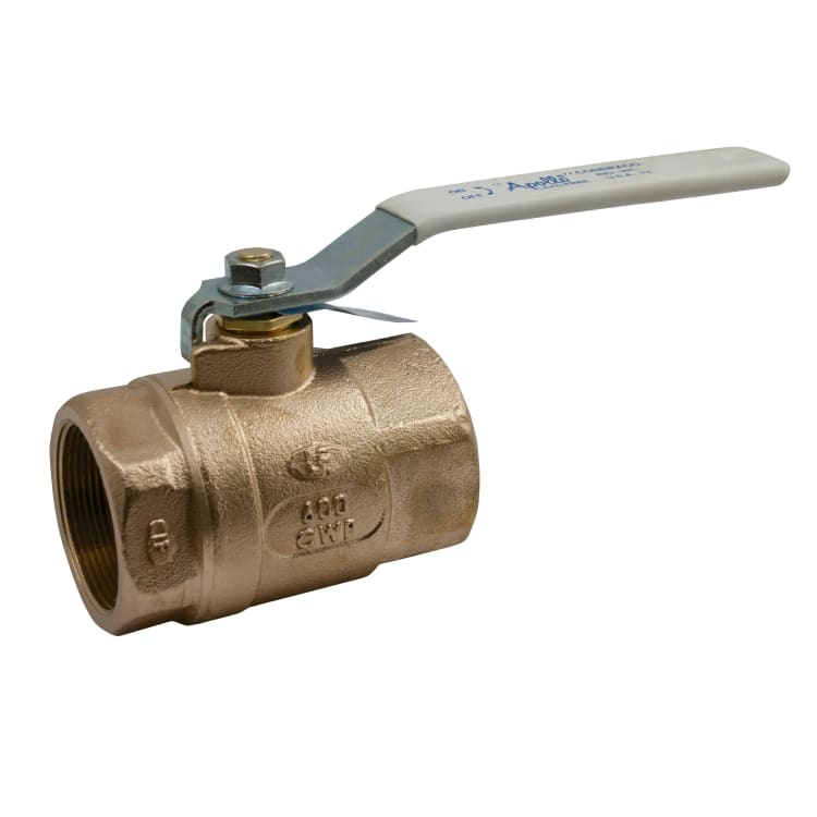 Apollo™ 70LF10801 70LF-100 2-Piece Ball Valve, 2 in Nominal, FNPT End Style, Lead Free Bronze Body, Regular Port, RPTFE Softgoods, Domestic