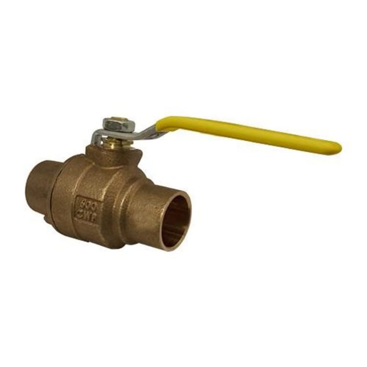 Apollo™ 77C20801A 77C-A 2-Piece Ball Valve, 2 in Nominal, Solder End Style, Bronze Body, Full Port, RPTFE Softgoods, Domestic