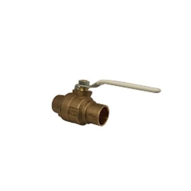 Apollo™ 77CLF20401A 77CLF-A 2-Piece Ball Valve, 3/4 in Nominal, Solder End Style, Bronze Body, Full Port, RPTFE Softgoods, Domestic