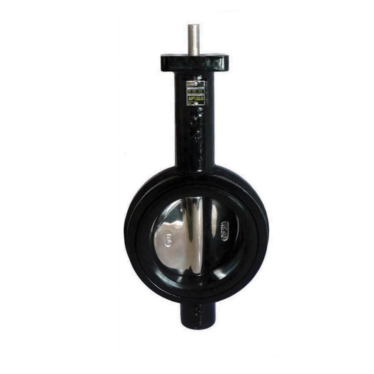 Apollo™ Apollo™ Apollo International™ WD-141-06-B-E-1-1 WD141 Resilient Seated Wafer Style Butterfly Valve, 6 in Nominal, Flanged End Style, 125/150 lb, Ductile Iron Body, EPDM Softgoods