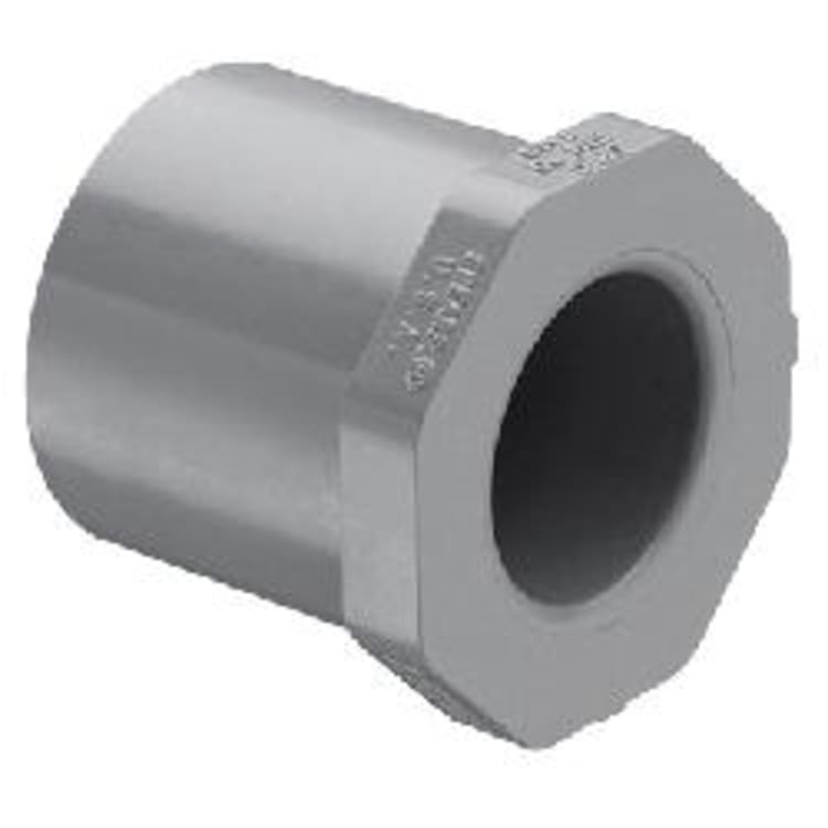 Spears® 837-420C Flush Reducing Bushing, 4 x 2 in, Spigot x Socket, SCH 80/XH, CPVC, Domestic