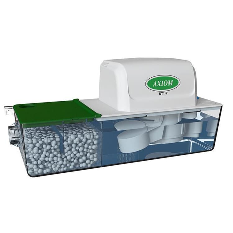 Axiom NT1P Neutralization Tank, For Use With Appliances with near floor condensate drain, Polypropylene