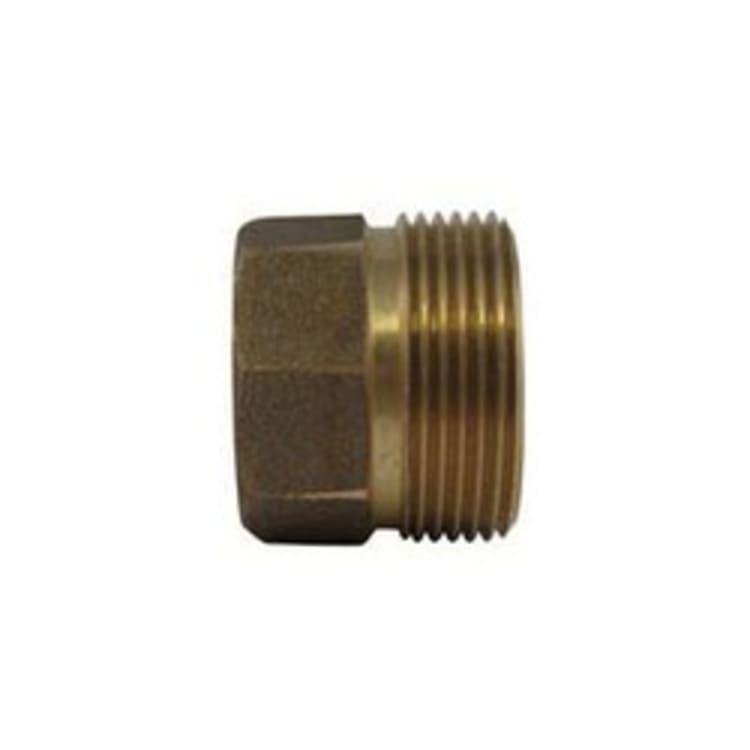 McDonald® 5137-098 710J34 Meter Adapter With Hard Gasket, 3/4 in FNPT Meter x 1 in MNPT Meter, For Use With Meter Valve