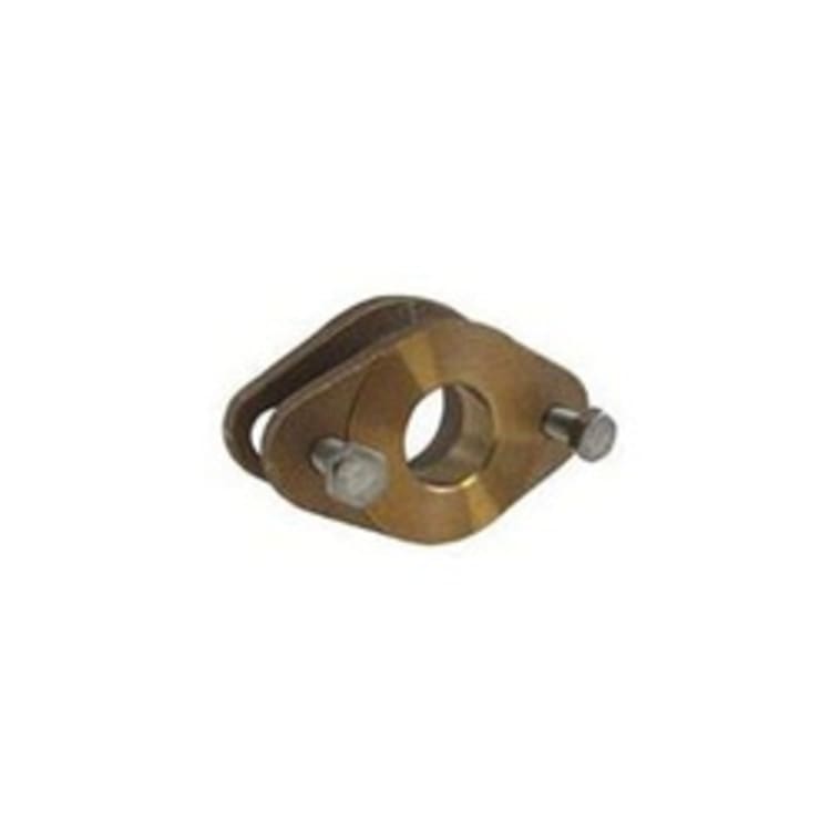 A.Y. McDonald 5137-246, 710J67 Meter Adapter, 1-1/2 to 2 in Nominal, Oval Flanged End Style, Brass