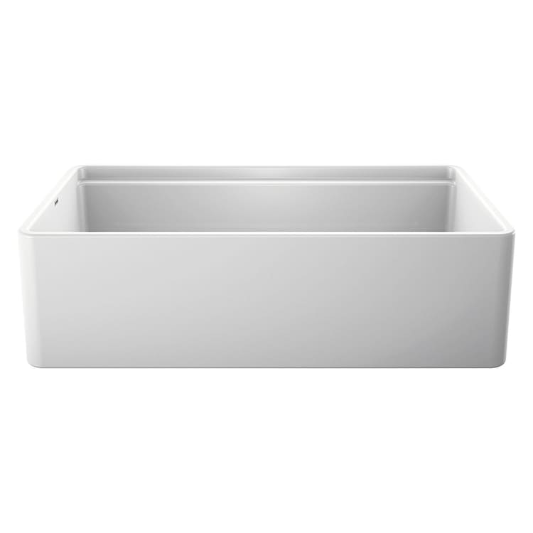 Blanco 523026 PROFINA™ Apron Front Kitchen Sink, Rectangle Shape, 36 in W x 10 in D x 19 in H, Fireclay, White, Import