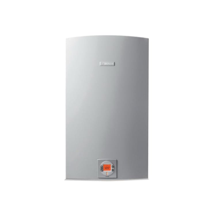 Bosch C 1050 ES NG Greentherm Tankless Gas Water Heater, Natural Gas Fuel, 199000 Btu/hr Heating, Indoor/Outdoor: Indoor/Outdoor, Condensing, 0.5 gpm Flow Rate, Concentric Vent, 0.94, Commercial/Residential