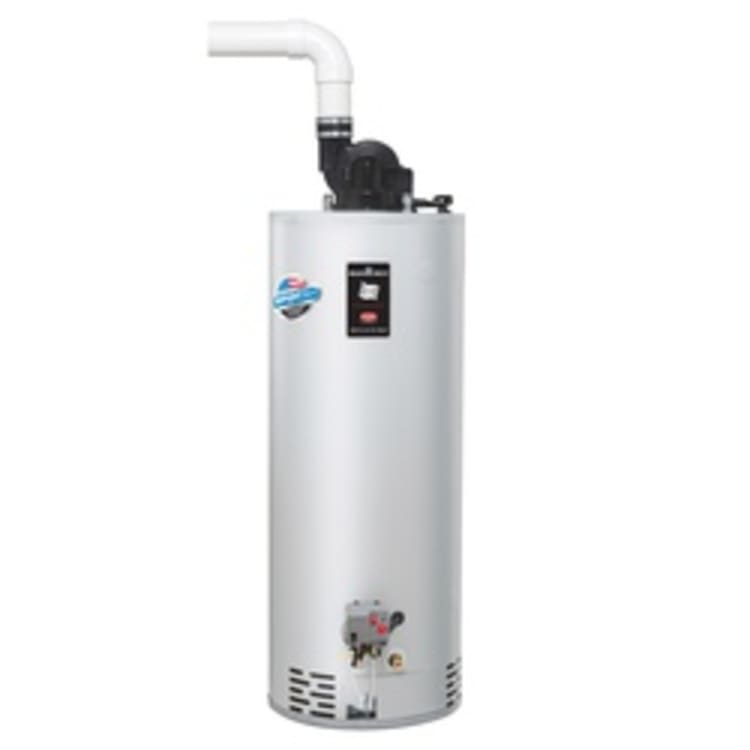 Bradford White® RG2PV75H6N Gas Water Heater, 76000 Btu/hr Heating, 75 gal Tank, Natural Gas Fuel, Power Vent, 82 gph at 90 deg F Recovery, Ultra Low NOx: No