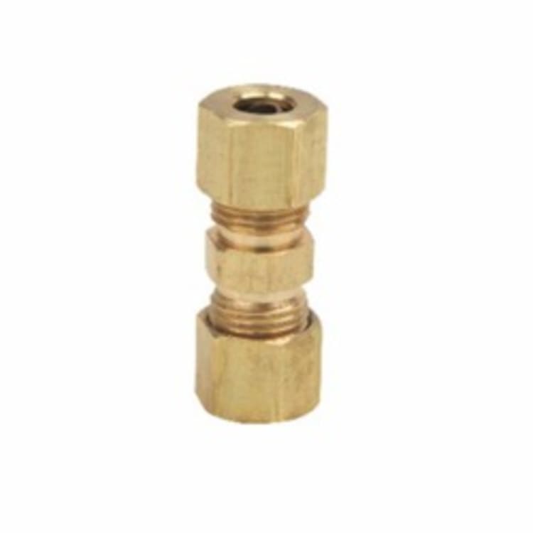 BrassCraft® 62-4X Pipe Union, 1/4 in, Compression, Brass, Rough Brass