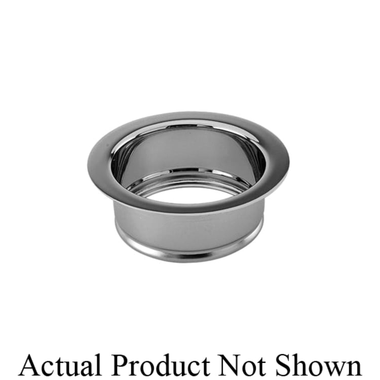 Newport Brass® 112A/56 Garbage Disposer Flange, 4-1/2 in Dia Pipe, 2-1/2 in L, For Use With 2-1/2 in D Fireclay and Farm Style Sink, Solid Brass
