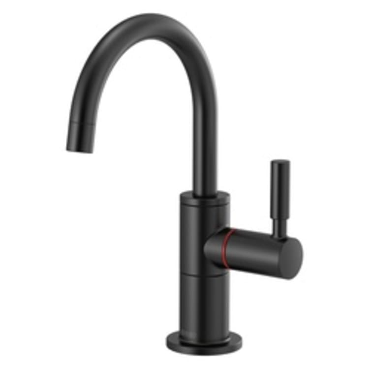 Brizo® 61320LF-H-BL Solna® Instant Hot Faucet, 1 gpm at 60 psi Flow Rate, Matte Black, 1 Handle, Import