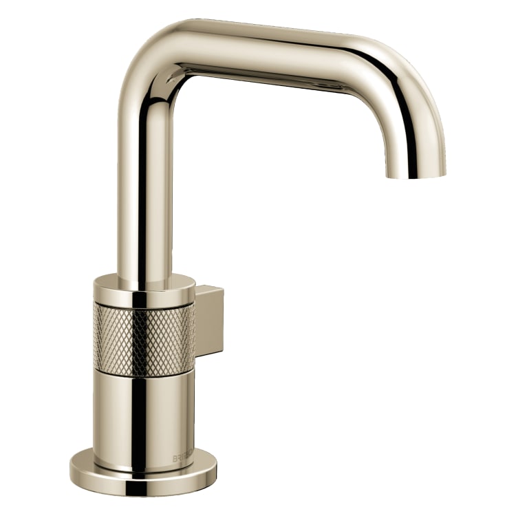 Brizo® 65035LF-PN-ECO Litze™ Lavatory Faucet, Commercial, 1.2 gpm Flow Rate, 5-9/16 in H Spout, 1 Handles, 1 Faucet Holes, Polished Nickel, Function: Traditional