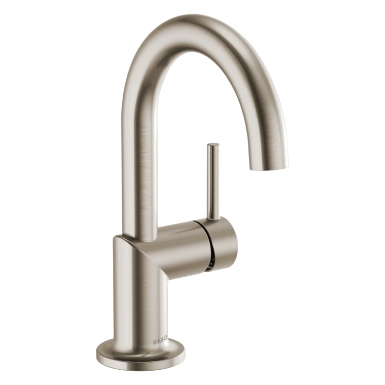 Brizo® 65175LF-BN Lavatory Faucet, Odin™, 1.5 gpm, 8-11/16 in H Spout, 1 Handles, 1 Faucet Holes, Brushed Nickel, Function: Traditional
