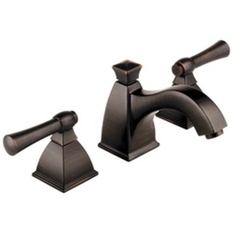 Brizo® 65340LF-RB Vesi® Widespread Lavatory Faucet, 1.5 gpm, 2-1/8 in H Spout, 6 to 16 in Center, Venetian Bronze, 2 Handles, Pop-Up Drain, Domestic, Commercial