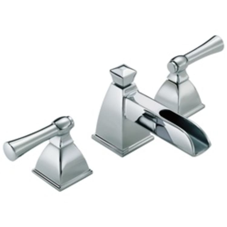 Brizo® 65345LF-PC Vesi® Widespread Lavatory Faucet, Commercial, 1.5 gpm Flow Rate, 1-3/4 in H Spout, 6 to 16 in Center, Polished Chrome, 2 Handles, Pop-Up Drain, Domestic