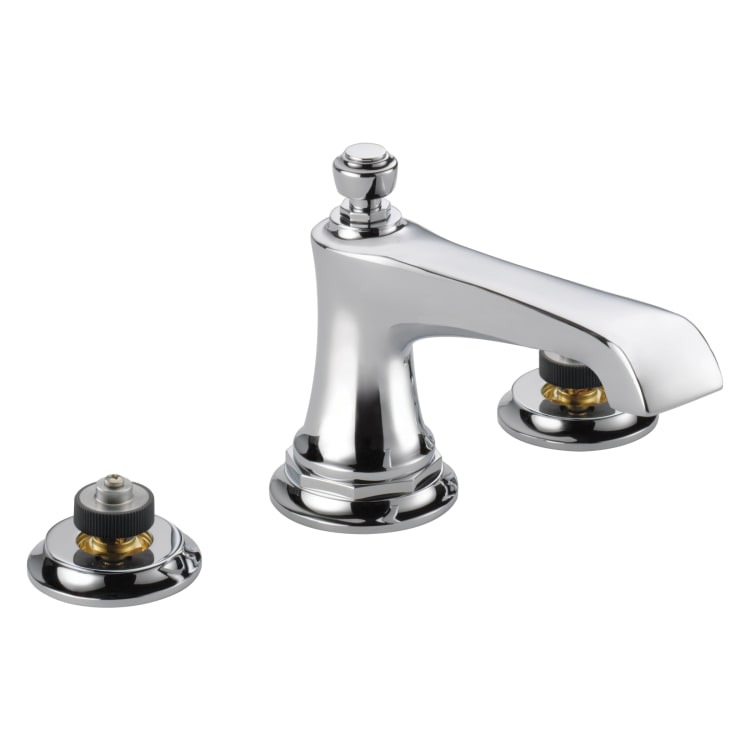 Brizo® 65360LF-PCLHP Rook™ Widespread Lavatory Faucet, Commercial, 1.5 gpm Flow Rate, 3 in H Spout, 6 to 16 in Center, Polished Chrome, Pop-Up Drain, Import
