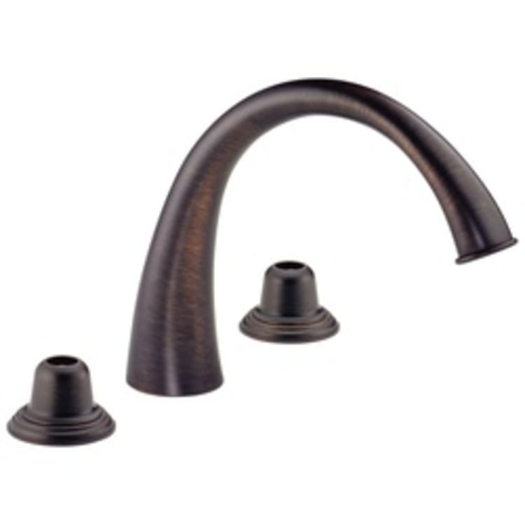 Brizo® 6720-RBLHP Roman Tub Filler Faucet Trim Kit, Providence™, 18.5 gpm Flow Rate, 10 to 16 in Center, Venetian Bronze, Function: Traditional, Domestic