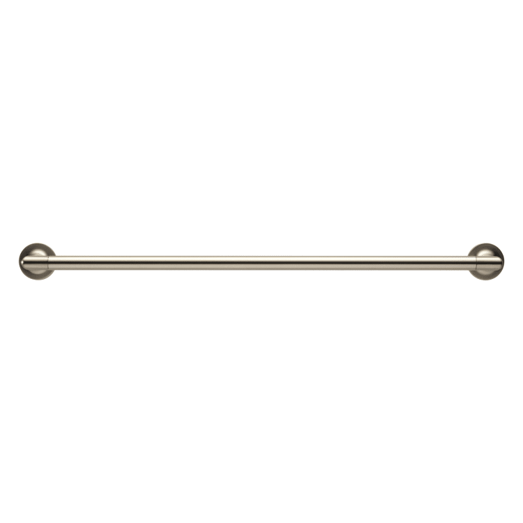 Brizo® 692475-BN Odin™ Round Towel Bar, 3/4 in Ring, 24 in L Bar, 3-7/8 in OAD, Brushed Nickel, Import