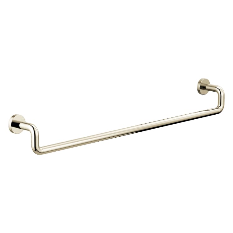 Brizo® 693035-PN Litze™ Towel Bar, 30 in L Bar, 3-7/16 in OAD x 3-15/16 in OAH, Polished Nickel, Import