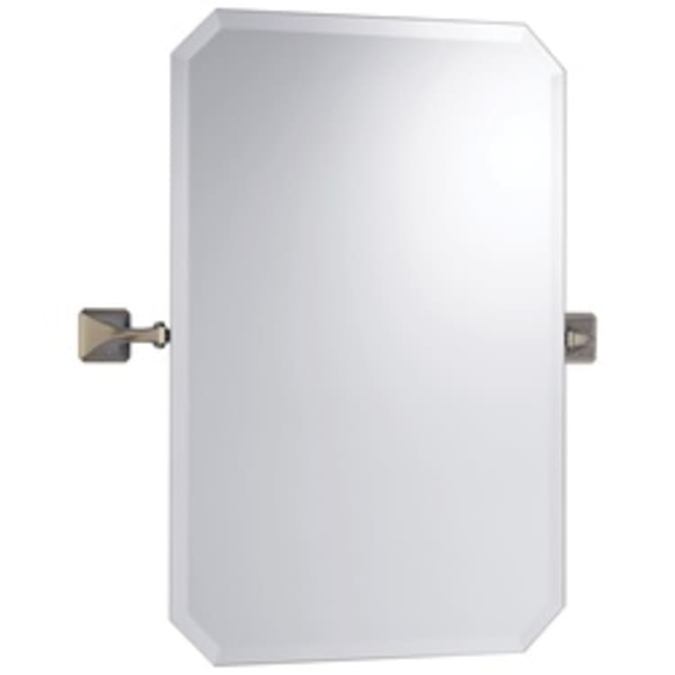 Brizo® 698030-BN Virage® Wall Mirror, Rectangle Shape, 20 in W, Brushed Nickel, Import
