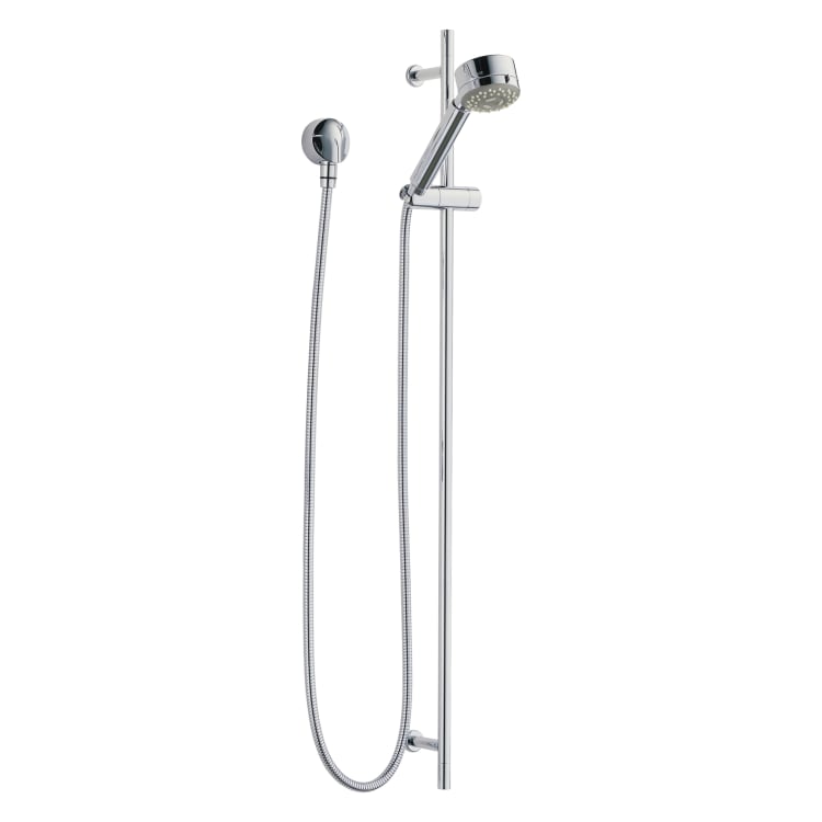 Brizo® 85521-PC Quiessence® Hand Shower, 3-Function Shower Head, 2 gpm Flow Rate, 60 to 82 in L Hose, 1/2-14 Male NPSM Connection, Polished Chrome, Import