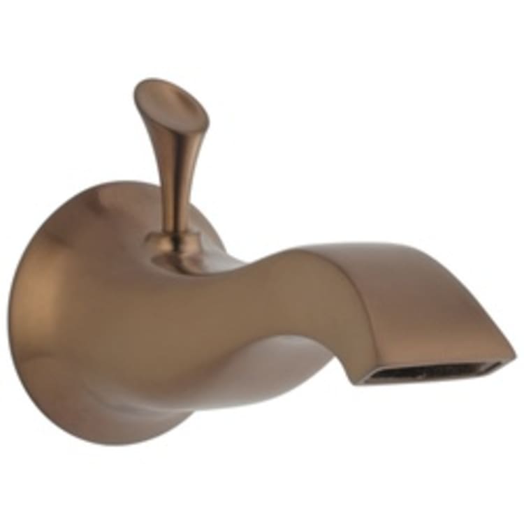 Brizo® RP49345BZ RSVP® Pull-Up Diverter Spout, For Use With Tub and Shower Faucet Trim, Brilliance® Brushed Bronze, Import