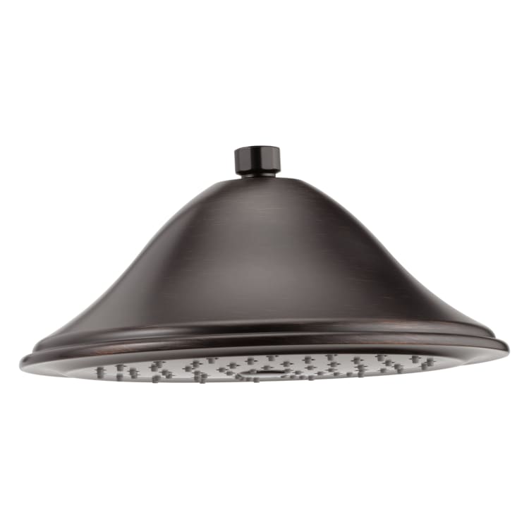 Brizo® RP52090RB Traditional Raincan Shower Head, 2.5 gpm Maximum, 1 Spray, Ceiling Mount, 9-3/8 in Dia x 4-1/2 in H Head, Import