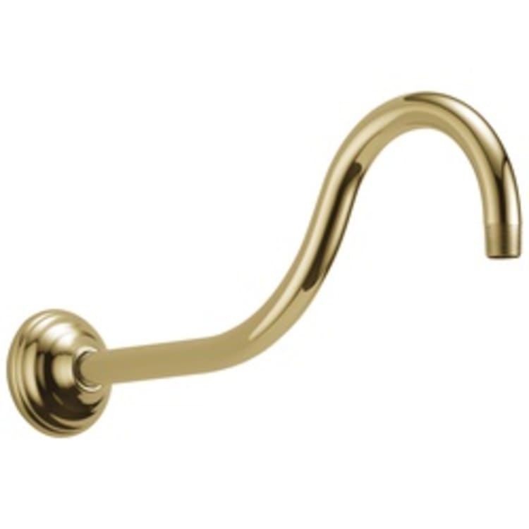 Brizo® RP54168BB Traditional Shower Arm and Flange, 16 in, 1/2 in NPT, Import