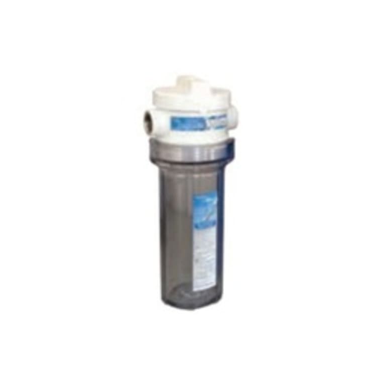 NOVO™ Aqua Flo™ 26065 Cartridge Filter Housing With Clear Sump and Bypass, 4 gpm, 5 in Dia x 13-1/2 in H, 3/4 in NPT Port, 35 to 100 deg F