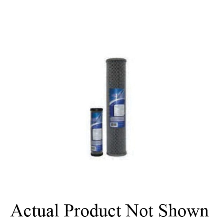NOVO™ Aqua Flo™ PLATINUM 26278 Dual Purpose Impregnated Carbon Cellulose Filter, 10 in H, Polypropylene Cartridge and Core