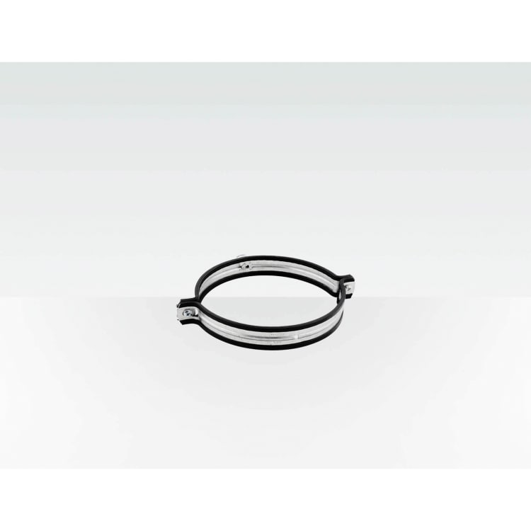 Centrotherm Eco Systems InnoFlue® IASCM02 Support Clamp, For Use With InnoFlue® Polypropylene Vent Systems, 2 in Dia Nominal, Steel, Zinc Plated, Domestic