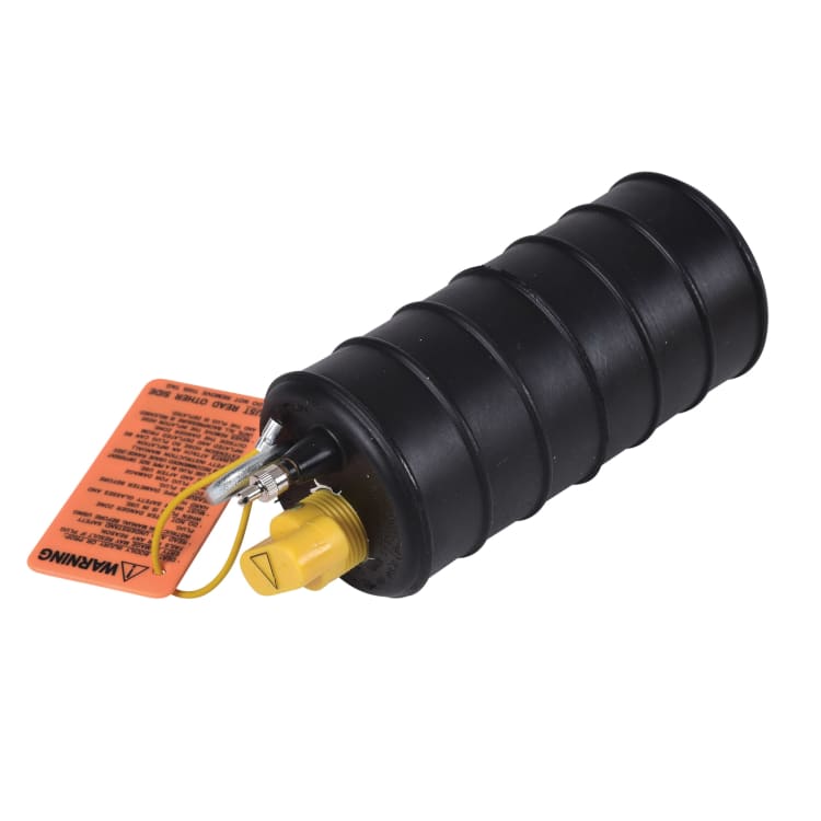 Cherne® Muni-Ball® 262048 Pneumatic Pipe Plug, 4 in Pipe, 8 in L, 22 psi Back Working, Natural Rubber, Domestic