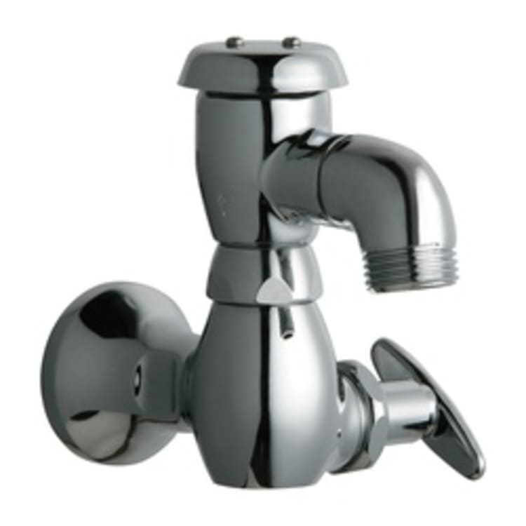 Chicago Faucet® 952-CP Inside Sill Fitting, 3/4 in Nominal, FNPT End Style, Brass Body, Cross Handle Actuator, Domestic