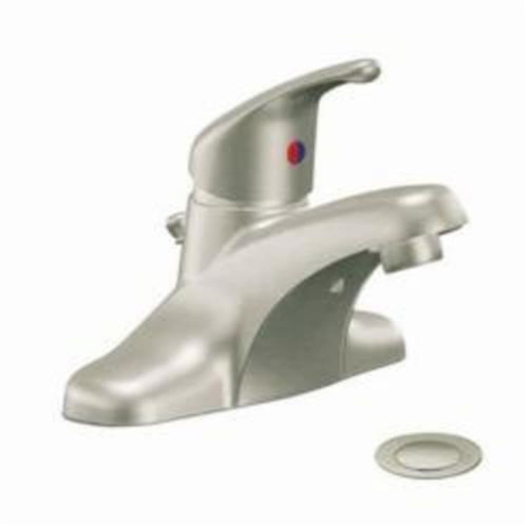 CFG CA40711BN Cornerstone™ Centerset Bathroom Faucet, Brushed Nickel, 1 Handles, 50/50 Pop-Up Drain, 1.2 gpm Flow Rate
