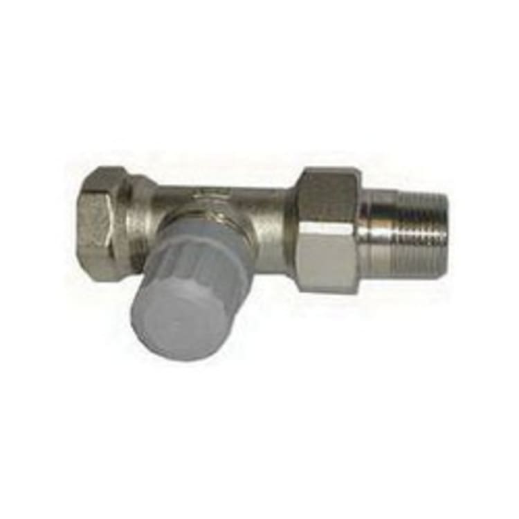 Danfoss 013G8015 RA 2000 Straight Thermostatic Radiator Valve, 1/2 in Nominal, MNPT x FNPT End Style, 145 psi (Static)/232 psi (Test) Pressure, Brass Body