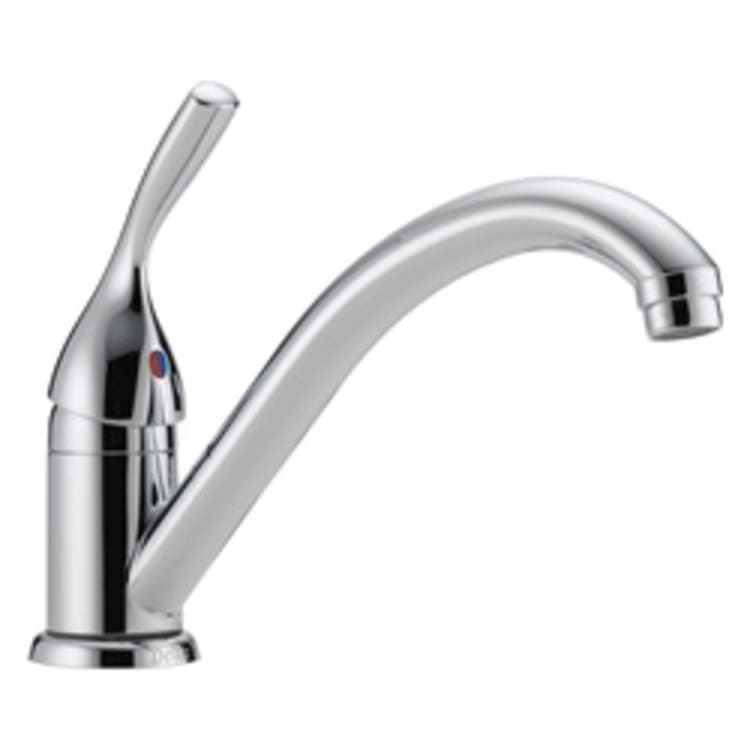 DELTA® 101-DST Classic Kitchen Faucet, 1.8 gpm, 1 Handle, Chrome Plated, Domestic