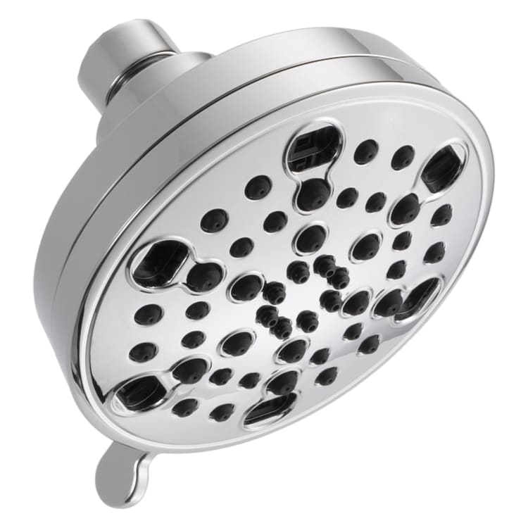 DELTA® 52638-15-PK Contemporary Universal Shower Head, 1.5 gpm Min, 5 Sprays, Wall Mount, 3-1/4 x 4-3/16 in Head, Import