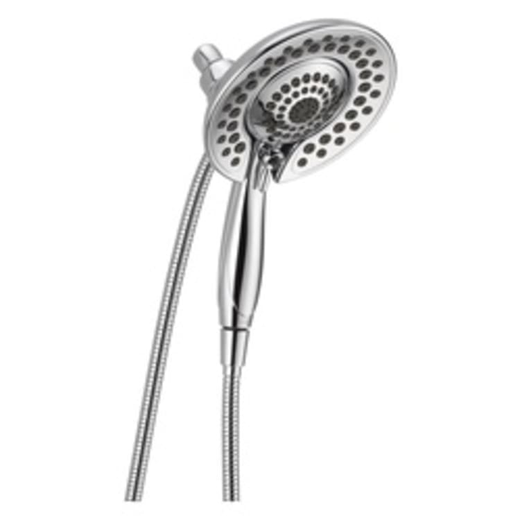 DELTA® 58569-PK In2ition® 2-in-1 Shower, (5) Shower Head, 2 gpm, 82 in L Hose, 1/2 in IPS, Chrome Plated, Import